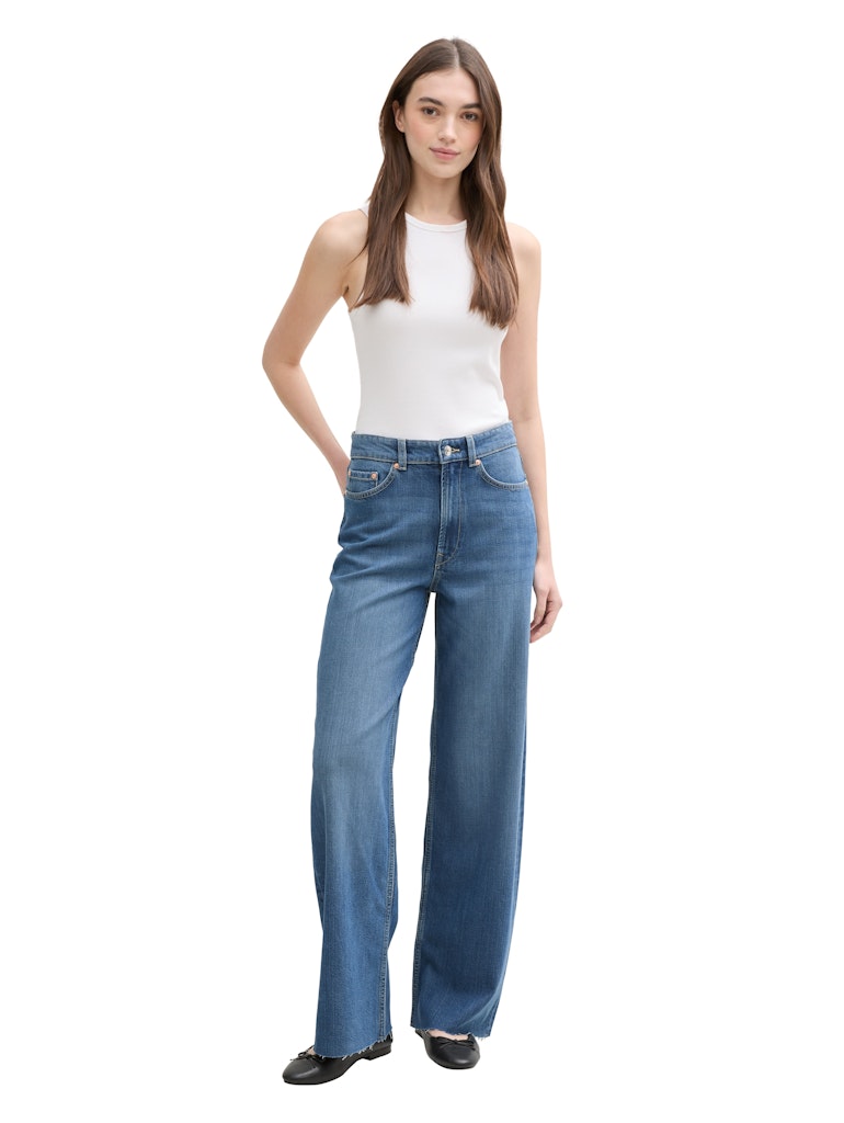 Tom Tailor denim Damen Jeans Clean Mid Stone