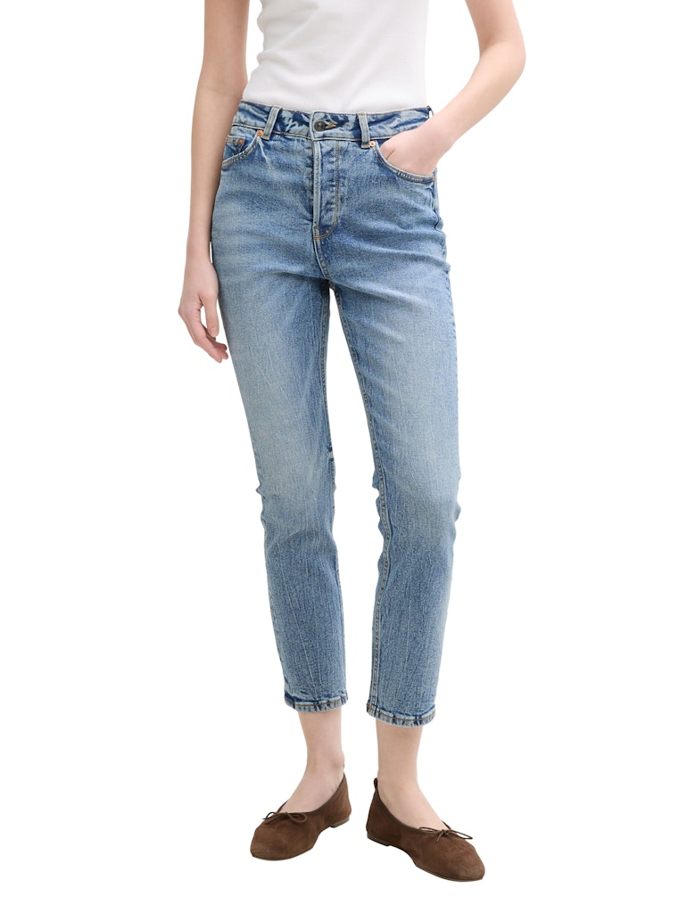 Tom Tailor denim Damen Hosen Used Mid Stone