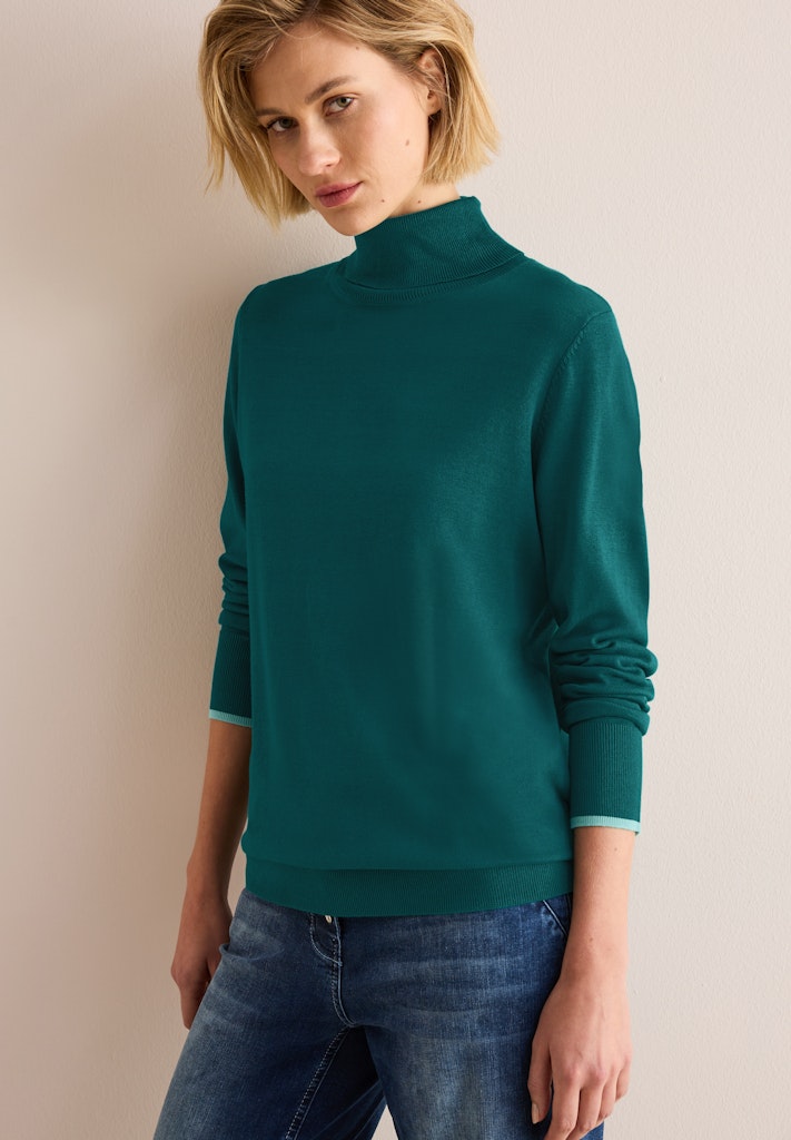 Cecil Damen Pullover  Petrol Gr