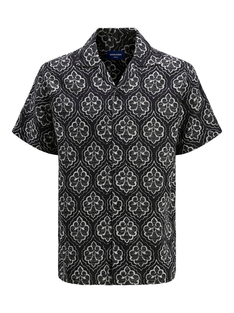Jack & Jones Herren Hemden lang Black