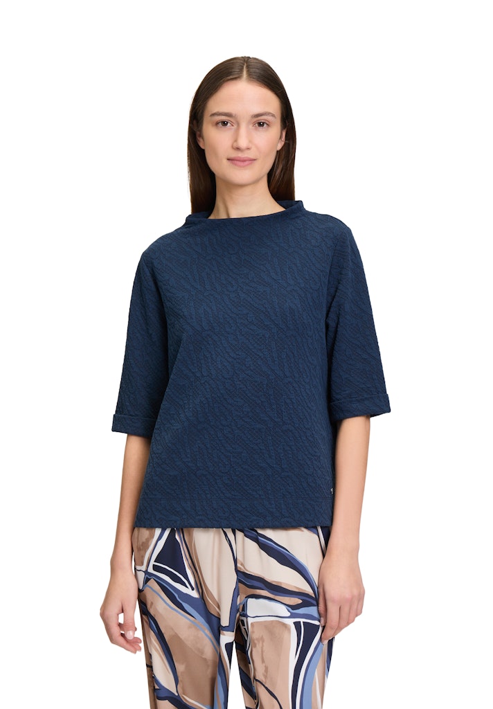 Betty & Co Damen Sweatshirts Navy Blue