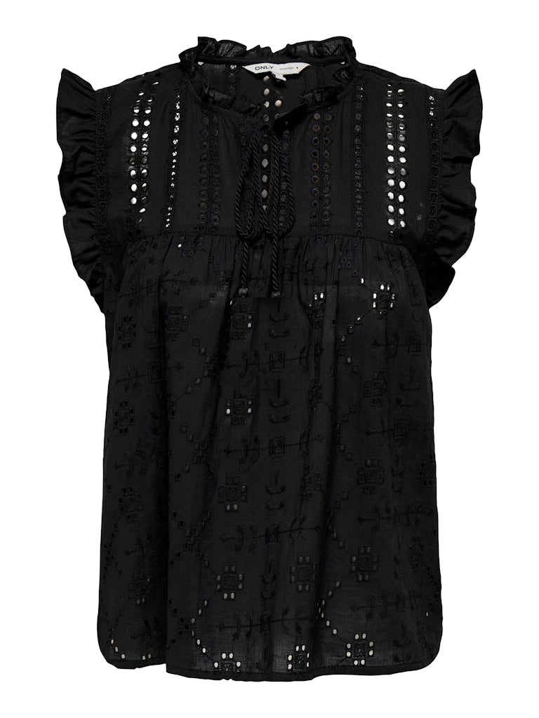 only Damen Tops Black