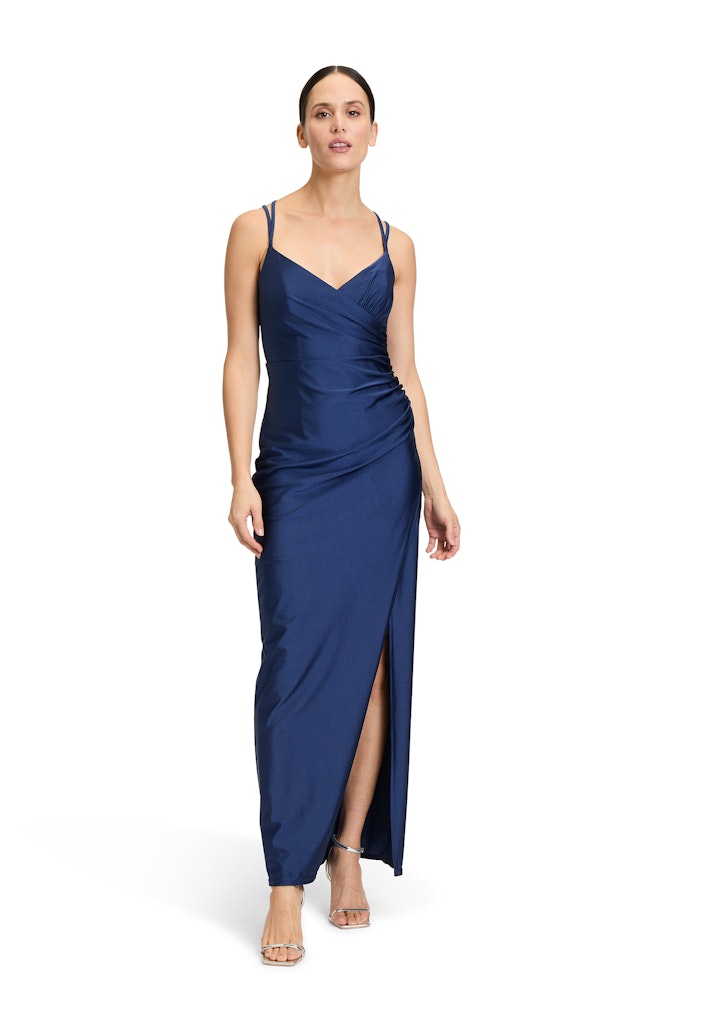 Vera Mont Damen Kleider Festival Blue