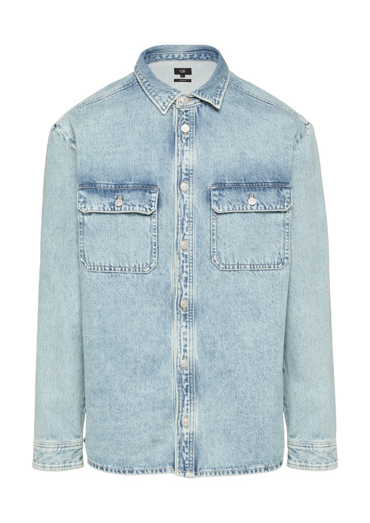 QS by S.Oliver Herren Hemden lang Blue