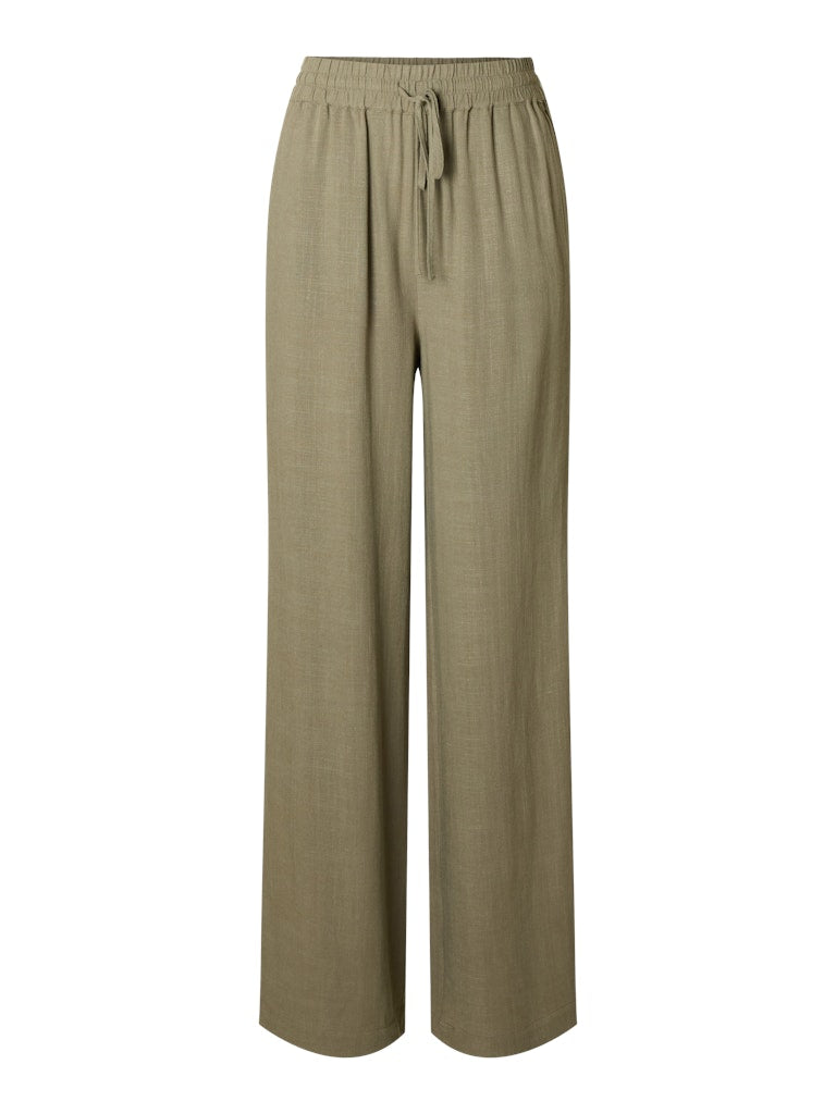 Selected Femme Damen Hosen Vetiver