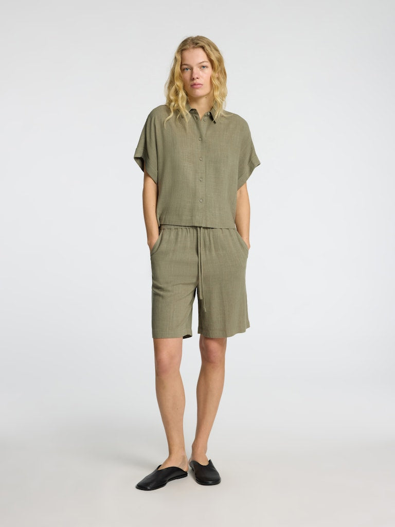 Selected Femme Damen Blusen Vetiver