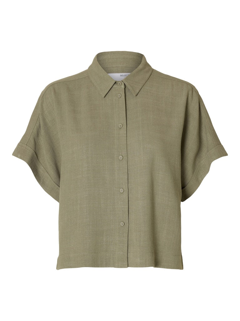 Selected Femme Damen Blusen Vetiver