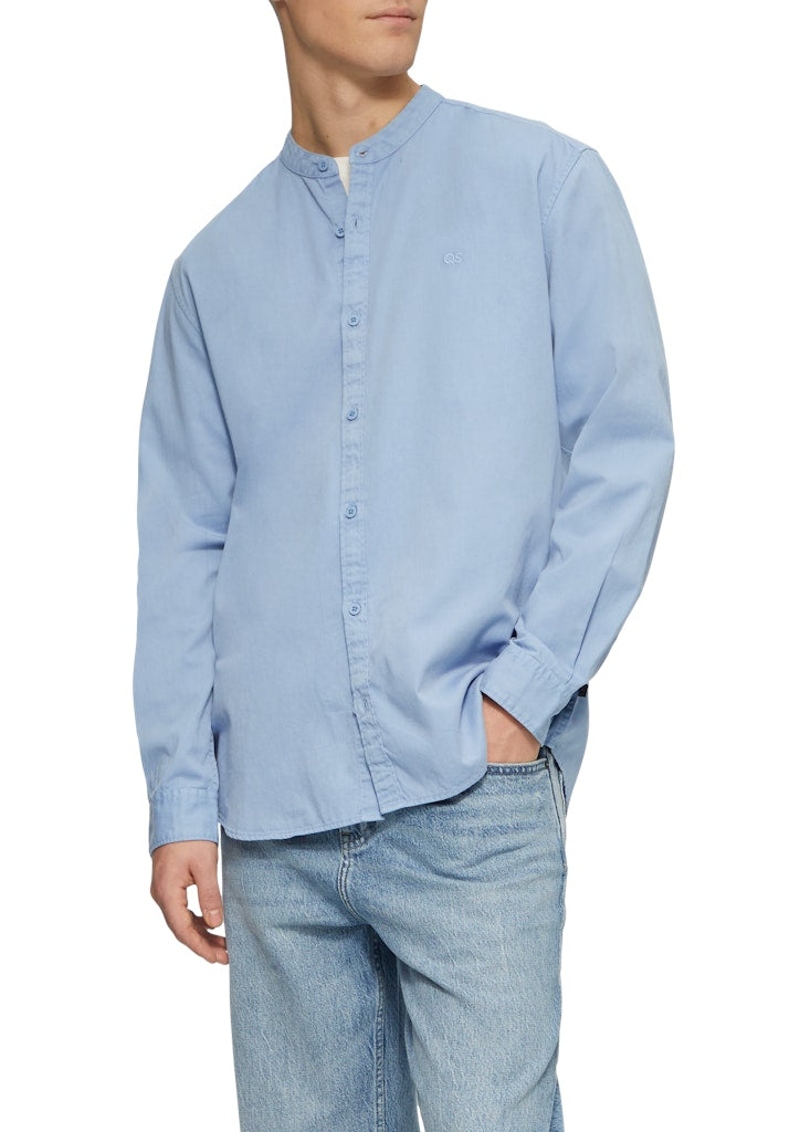 QS by S.Oliver Herren Hemden lang Blue