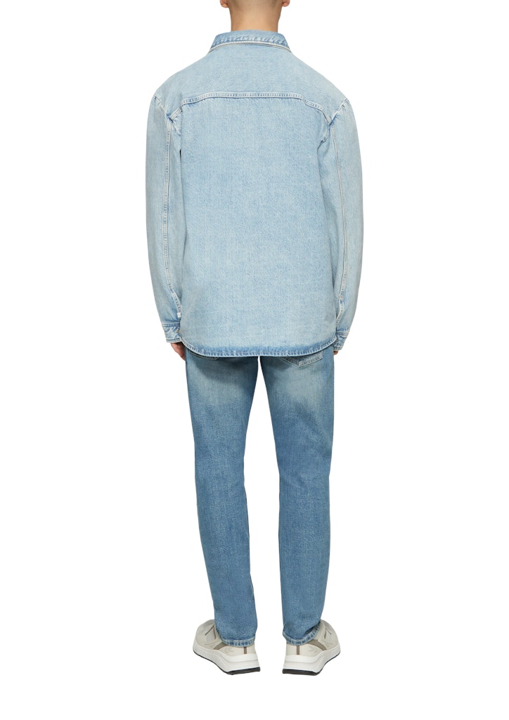 QS by S.Oliver Herren Hemden lang Blue