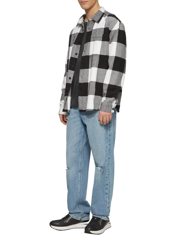 QS by S.Oliver Herren Pullover Grey/Black