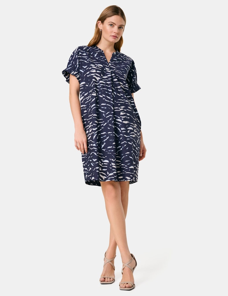 Taifun Damen Kleider New Navy Gemust