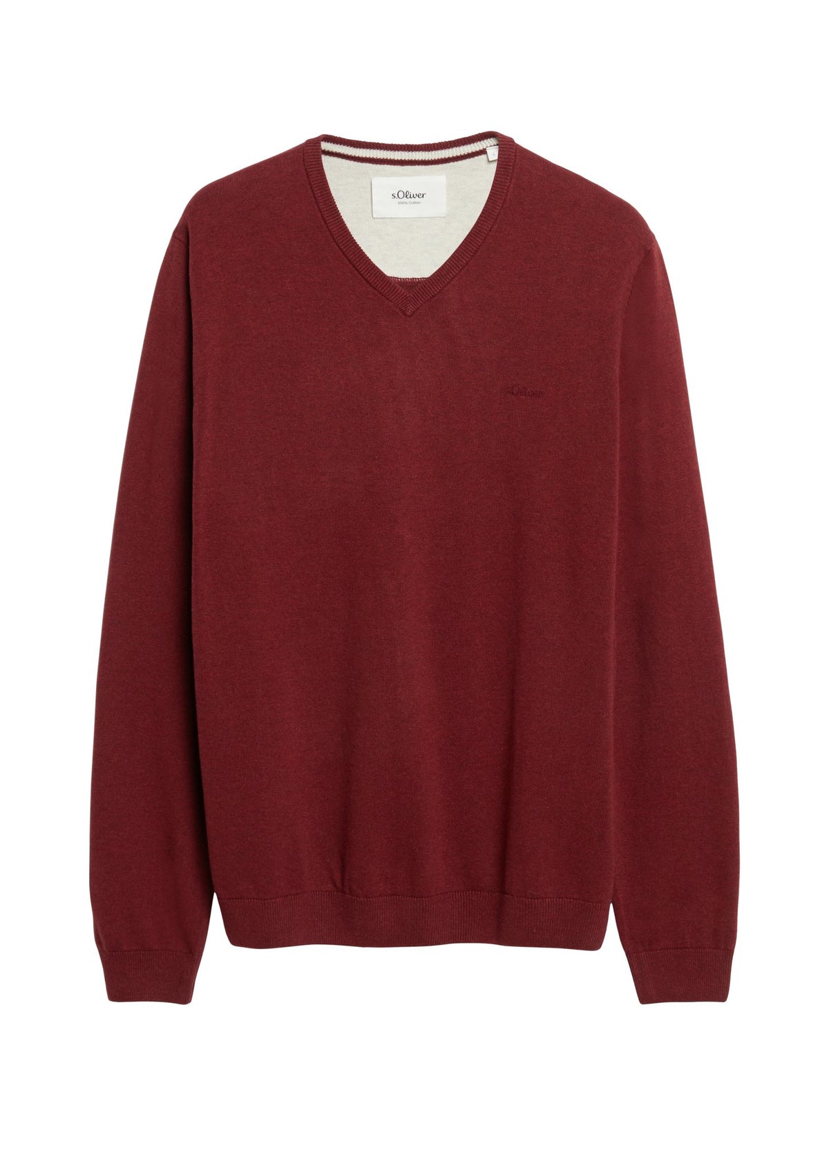 S. Oliver red Herren Pullover W Red