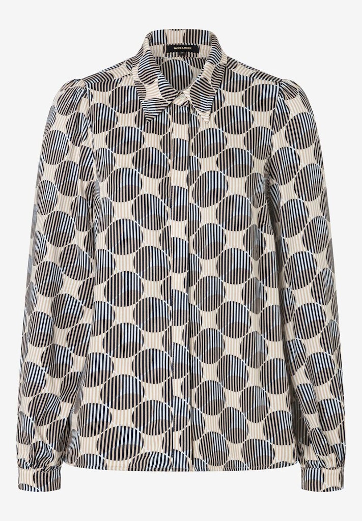 More & More Damen Blusen  Striped Bi