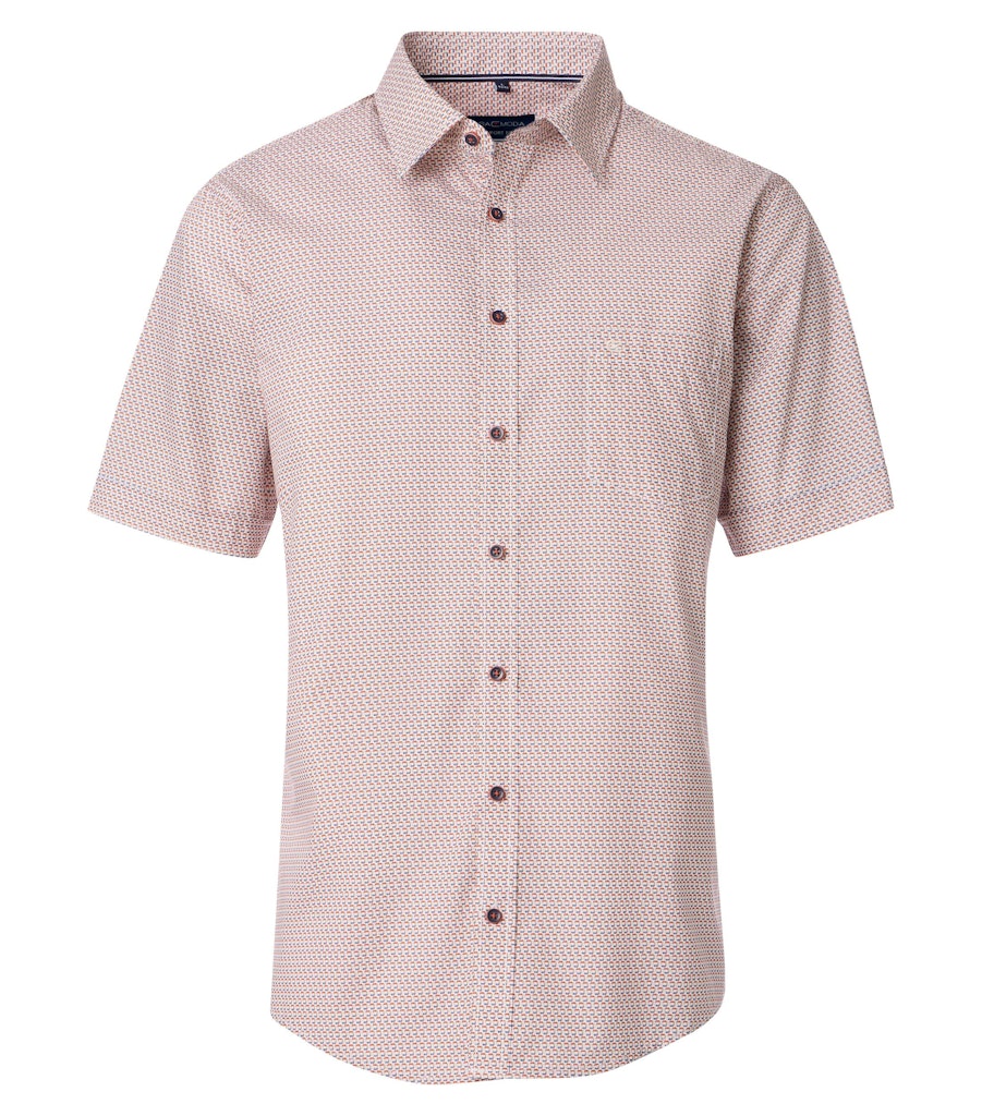 Casa Moda Herren Hemden kurz  Orange