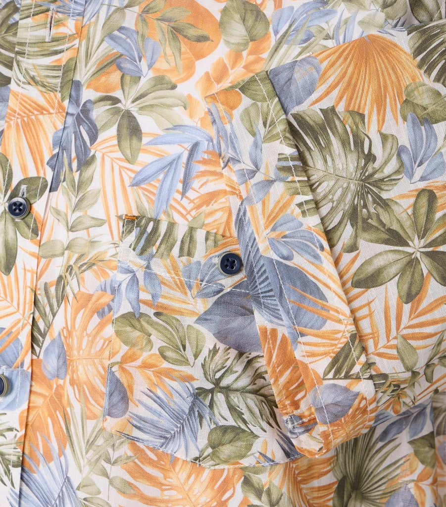 Casa Moda Herren Hemden kurz  Orange