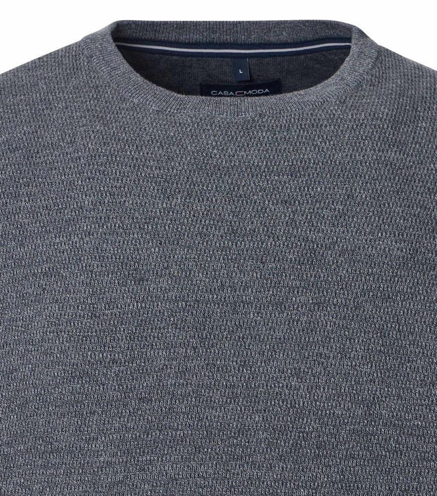 Casa Moda Herren Pullover  Silber
