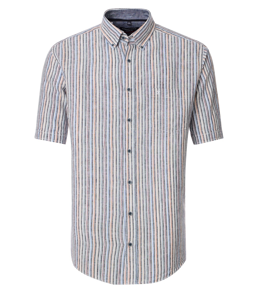 Casa Moda Herren Hemden kurz  Blau