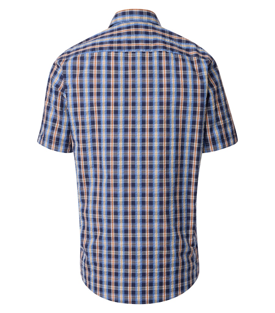 Casa Moda Herren Hemden kurz  Blau
