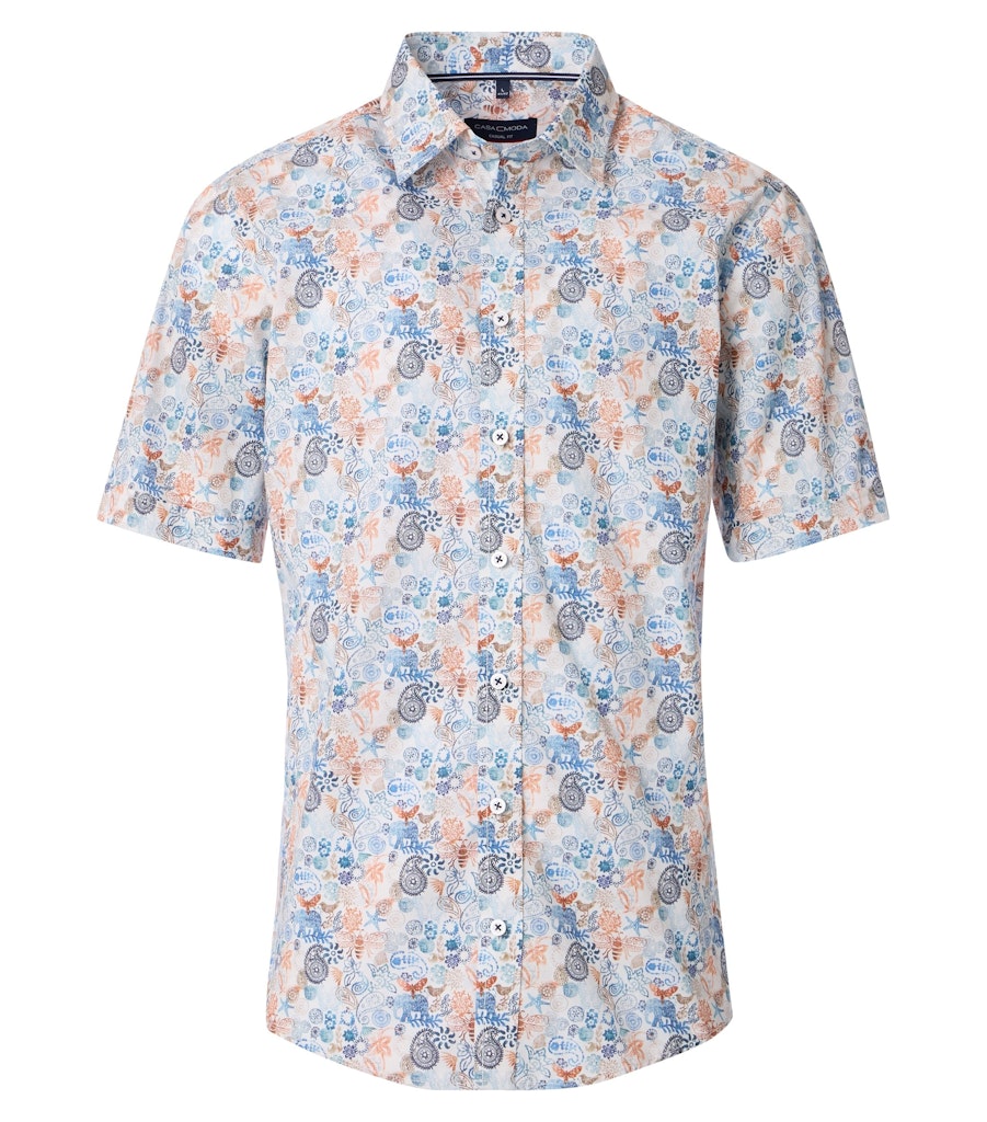 Casa Moda Herren Hemden kurz  Blau