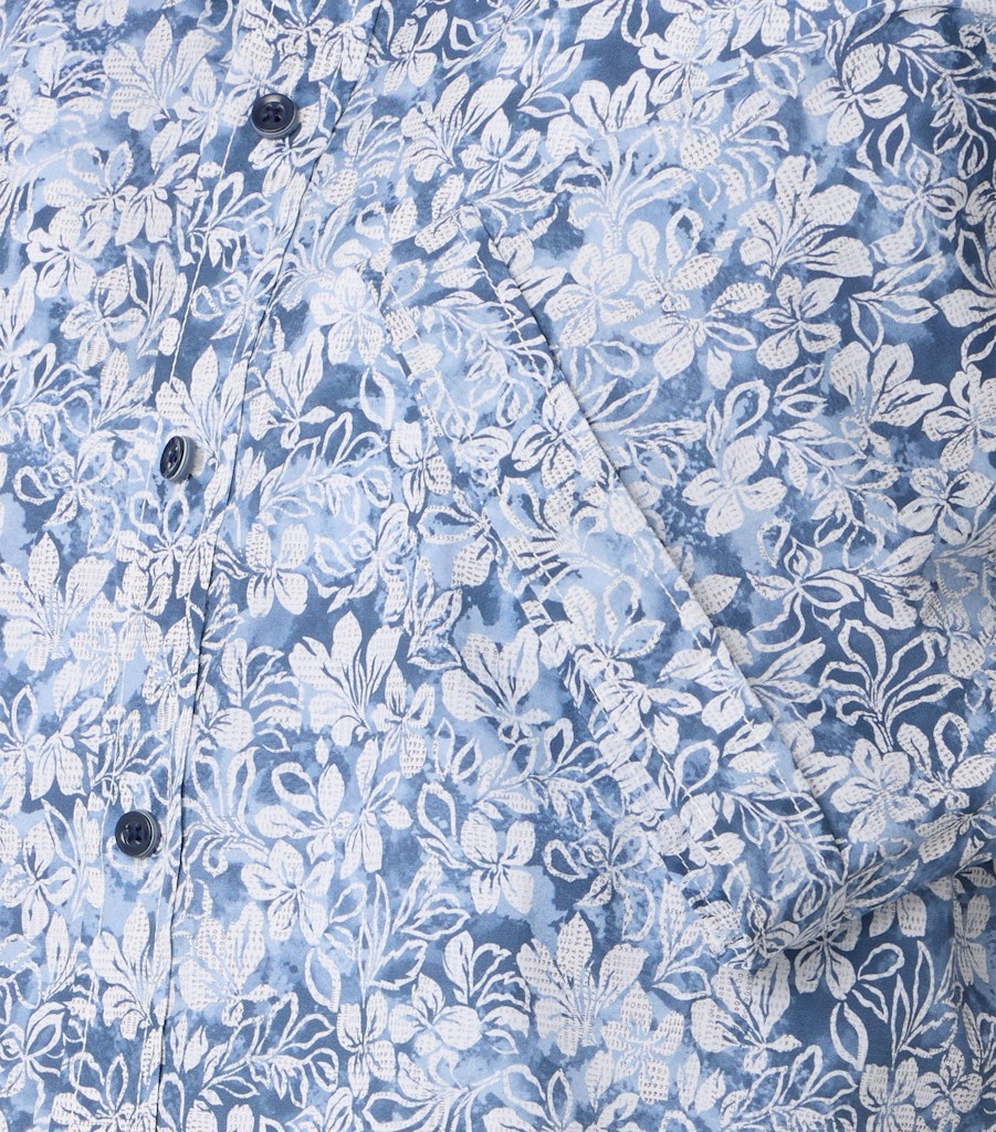 Casa Moda Herren Hemden kurz  Blau
