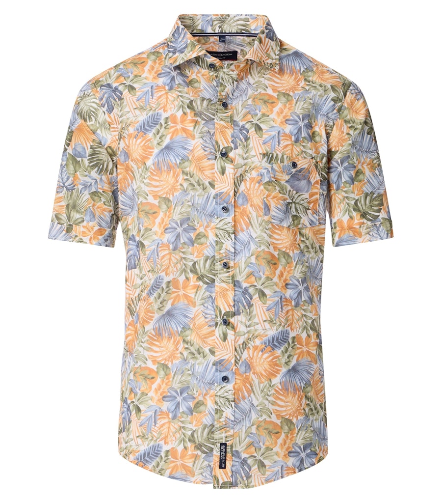 Casa Moda Herren Hemden kurz  Orange