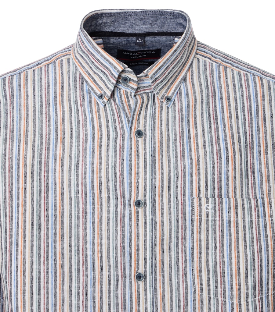 Casa Moda Herren Hemden kurz  Blau