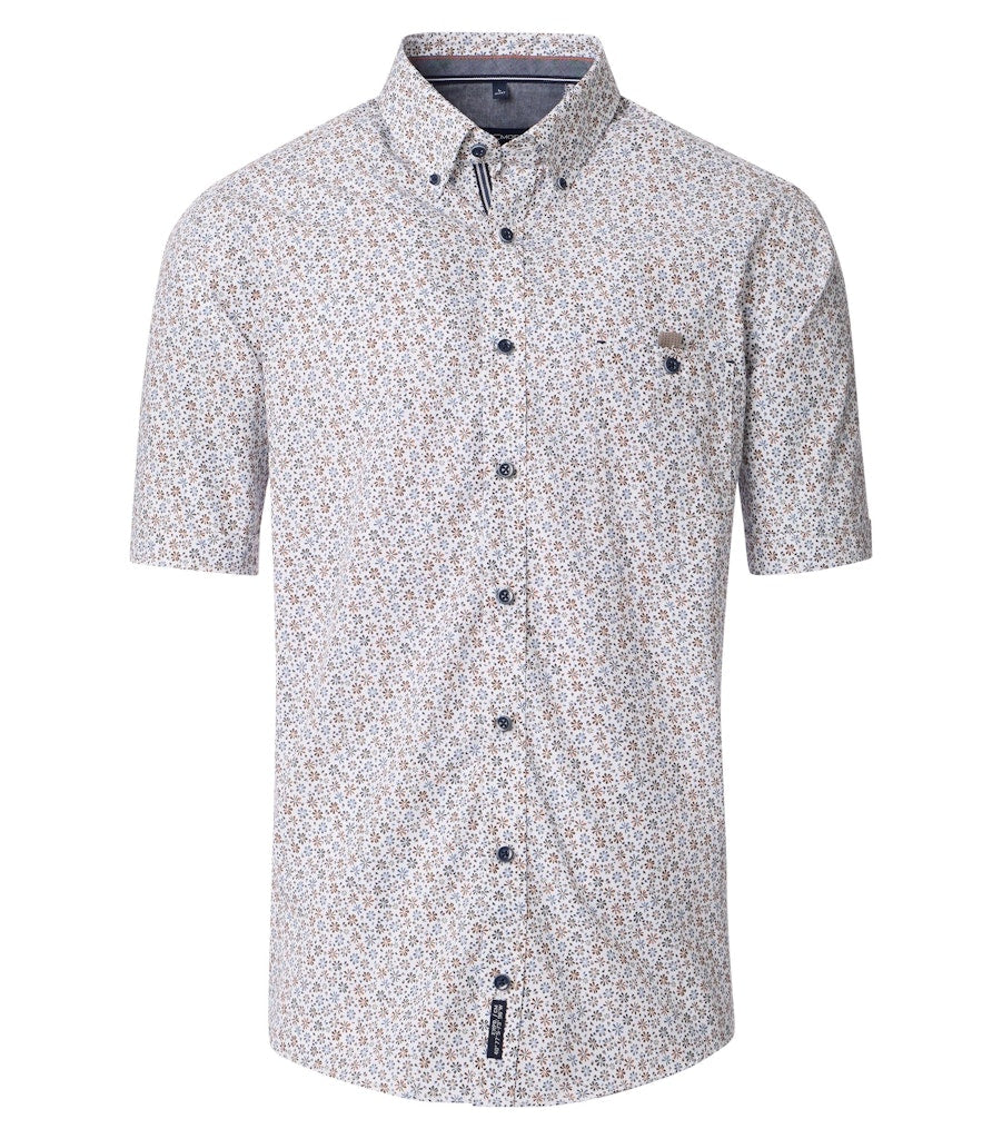 Casa Moda Herren Hemden kurz  Orange