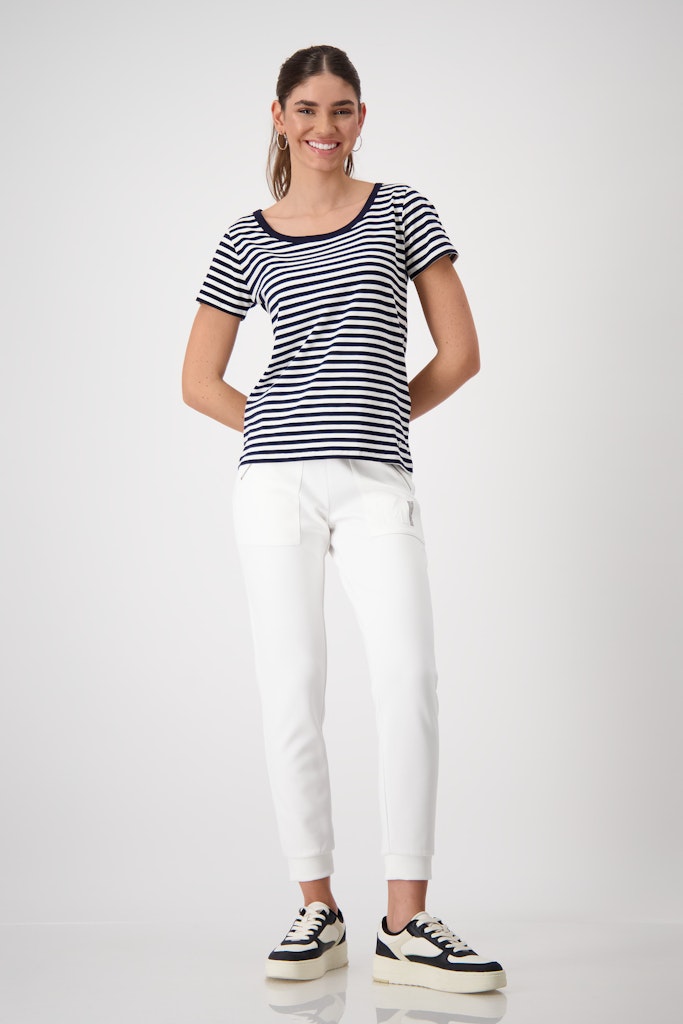 Monari Damen T-Shirts  Deep Ocean