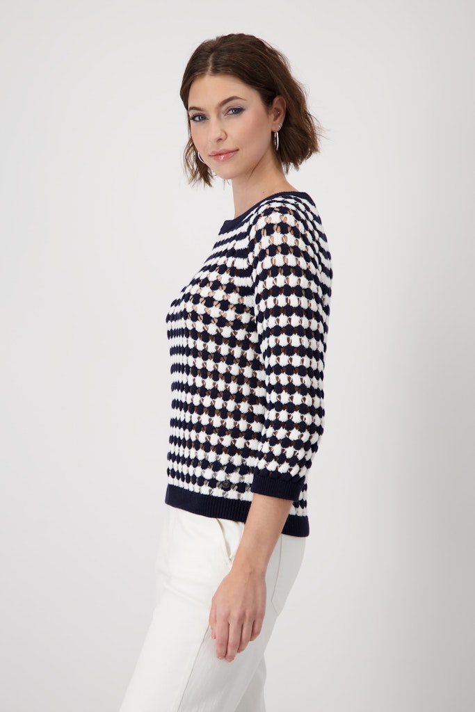 Monari Damen Pullover  Deep Ocean
