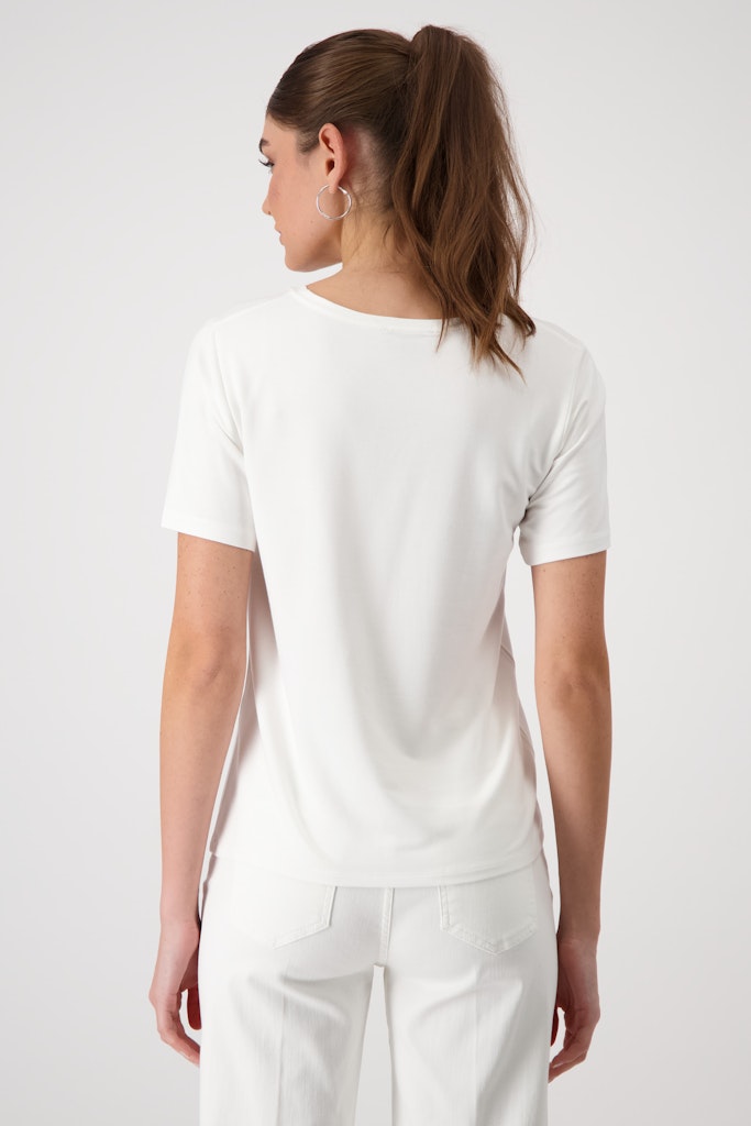 Monari Damen T-Shirts  Off-White