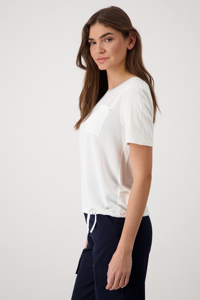 Monari Damen T-Shirts  Off-White