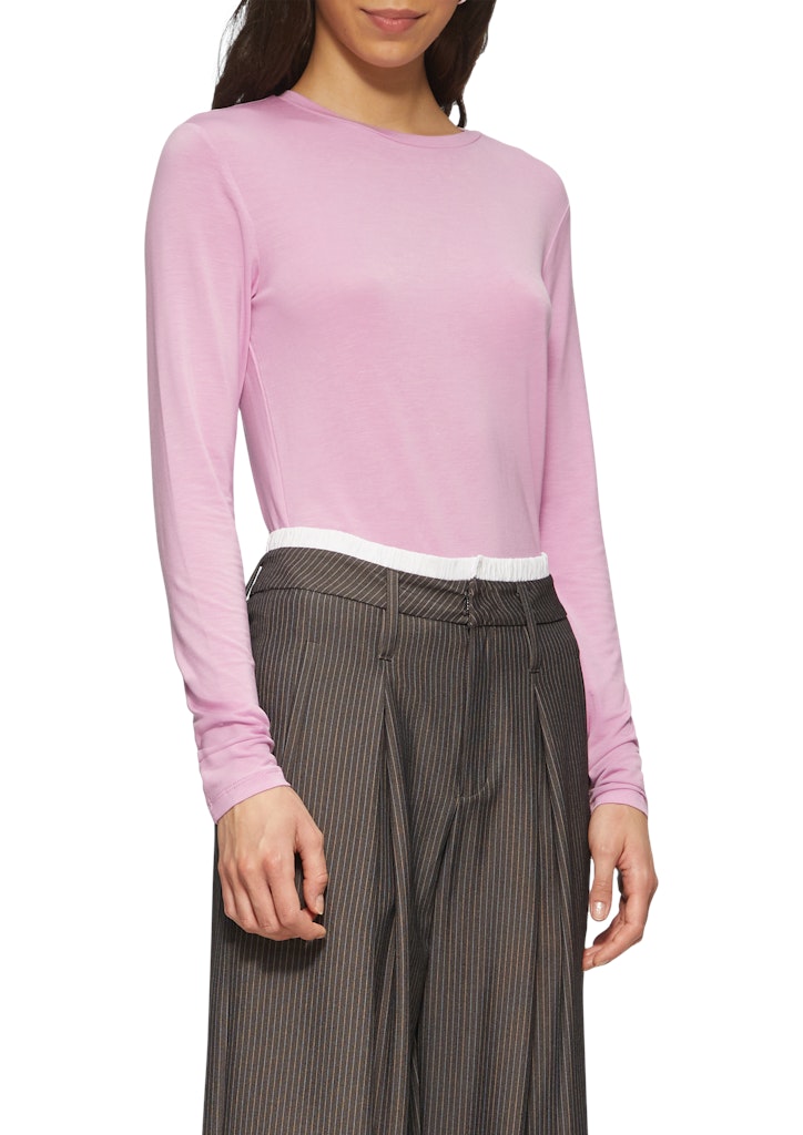 QS by S.Oliver Damen T-Shirts Lilac/Pink