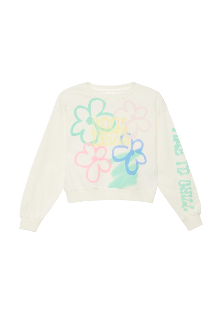 S. Oliver Mädchen Sweats & Sweatjacken White
