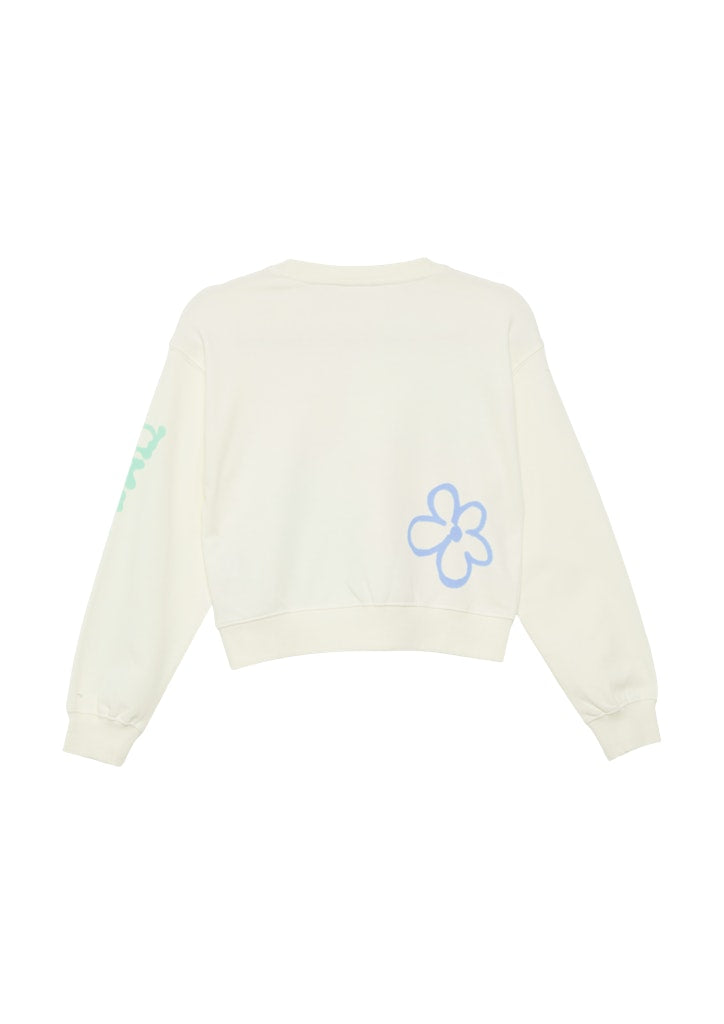 S. Oliver Mädchen Sweats & Sweatjacken White