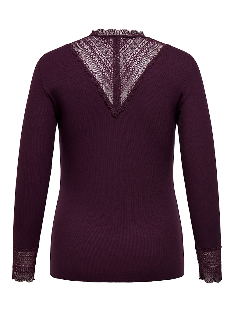 Only Caramkoma Damen Tops Mauve Wine