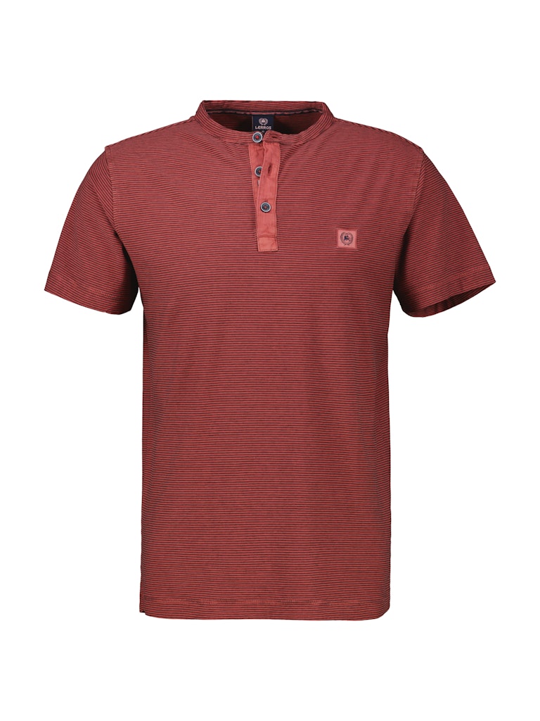 Lerros Herren T-Shirts kurz Earth Red
