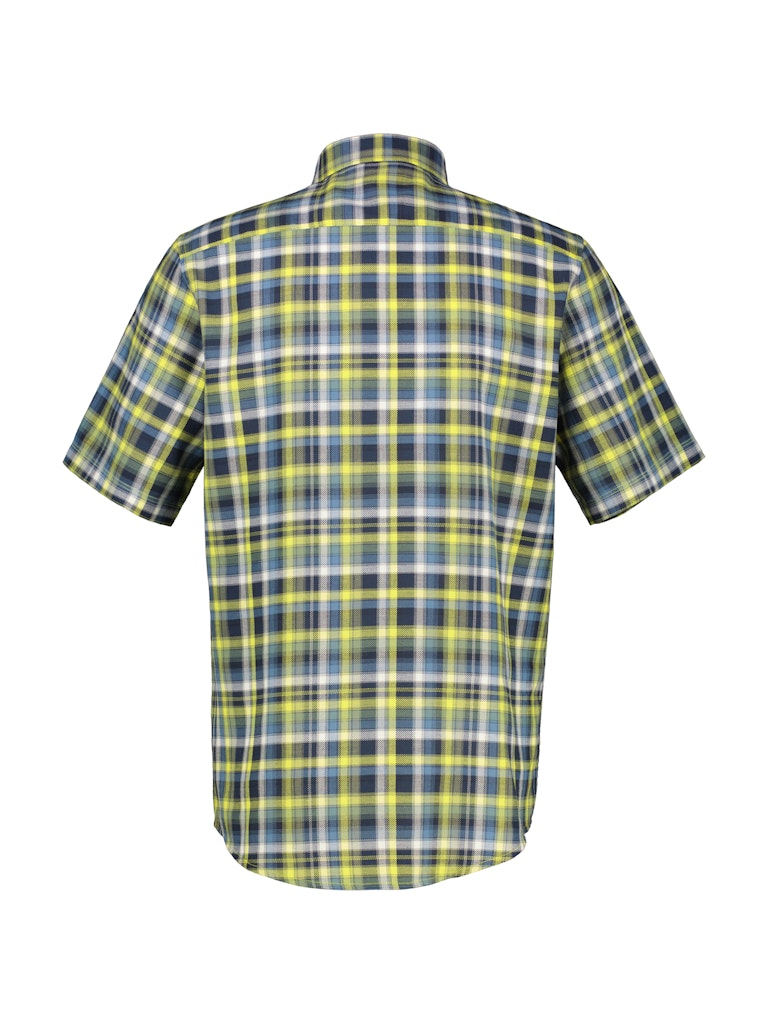 Lerros Herren Hemden kurz Faded Yellow