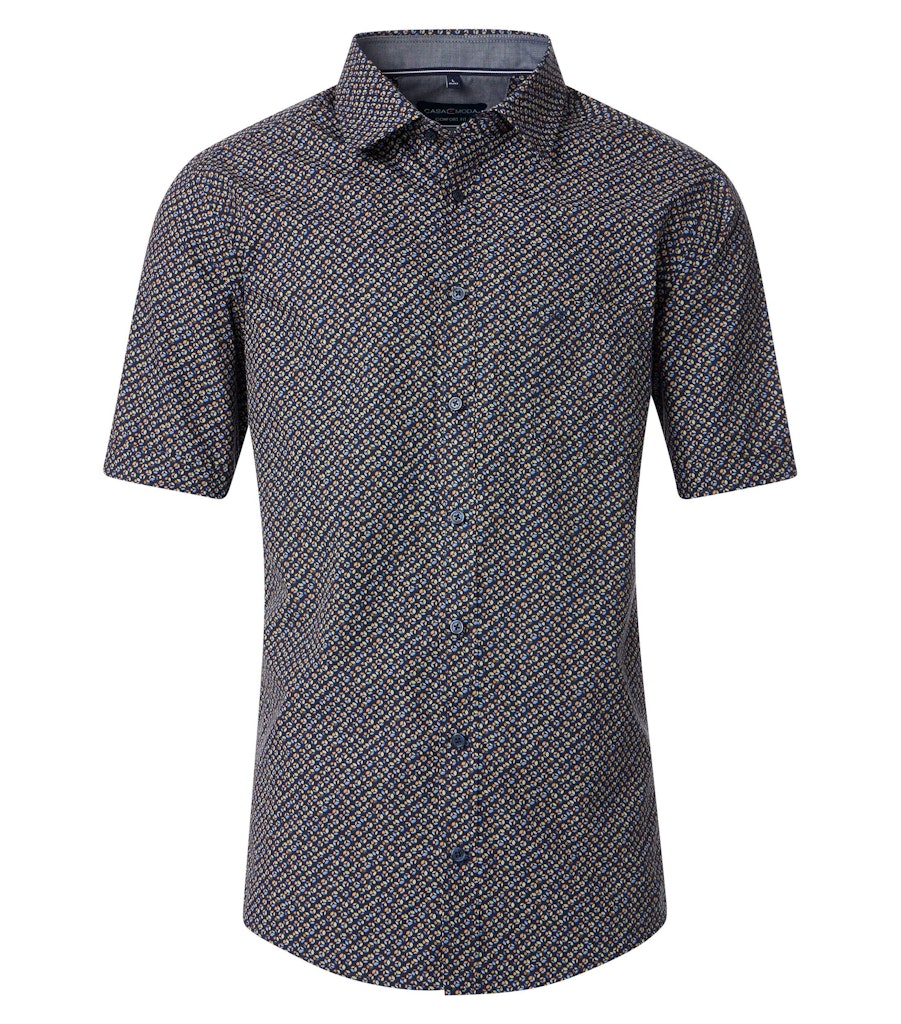 Casa Moda Herren Hemden kurz  Orange