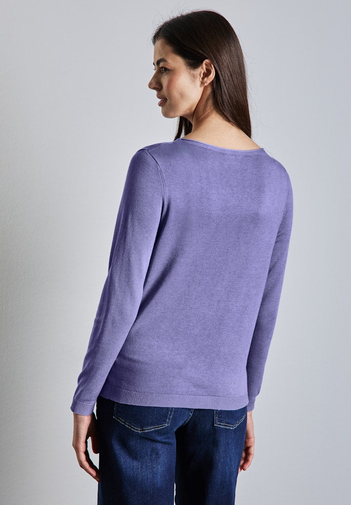 Street One Damen Pullover  Lilac Dus