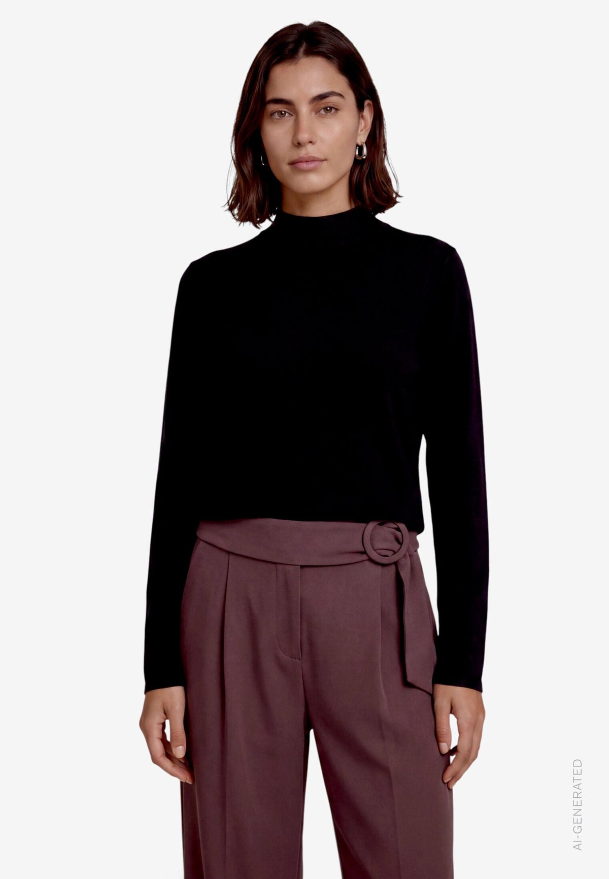Zero Damen Pullover Black Beauty
