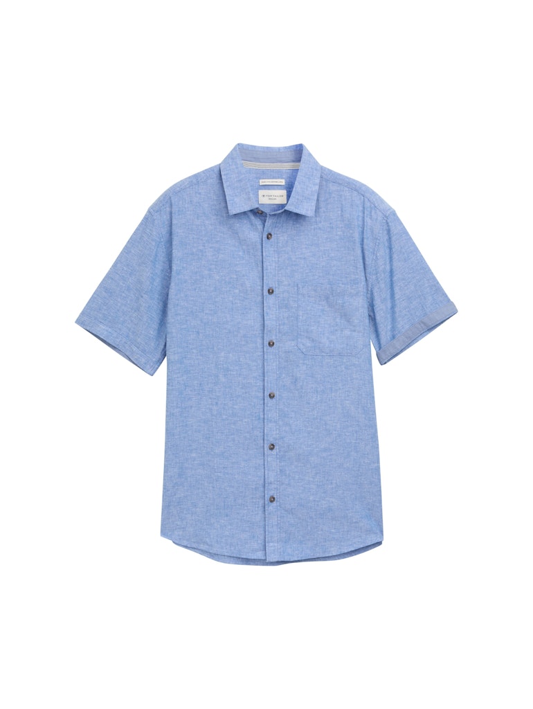 Tom Tailor Herren Hemden kurz Sapphire Blue C