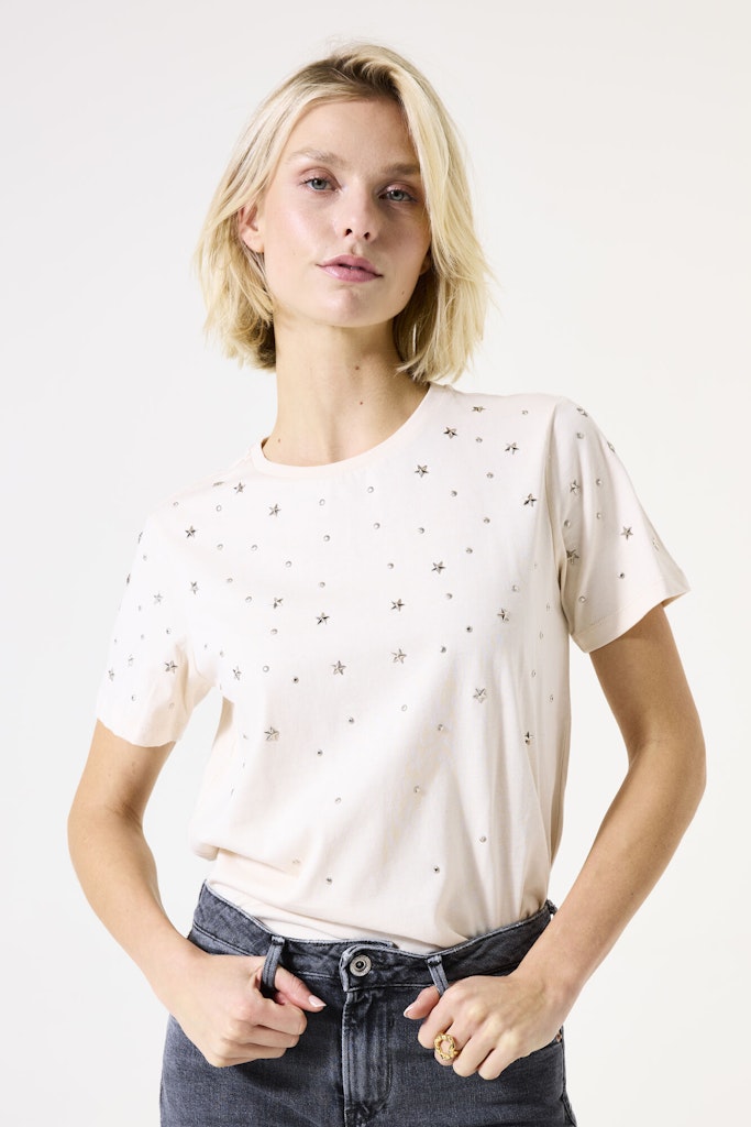 Garcia Damen T-Shirts Whitecap
