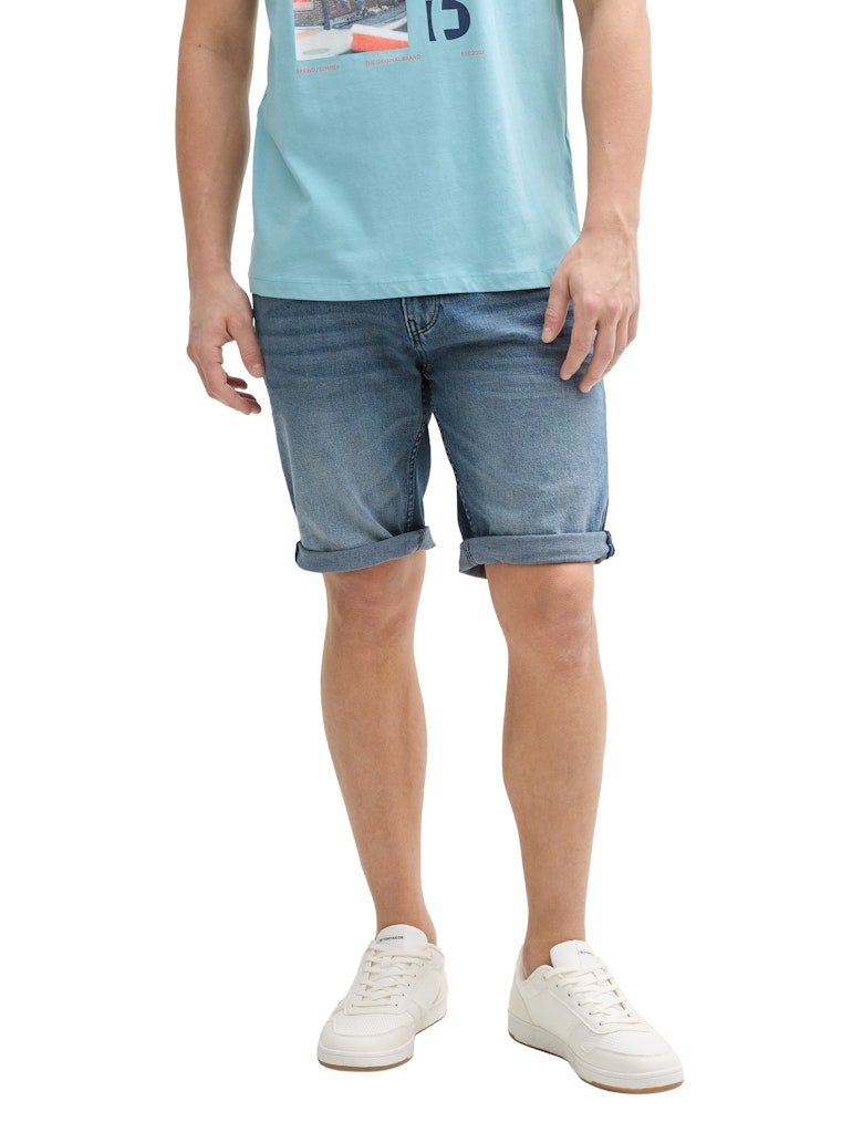 Tom Tailor denim Herren Shorts Mid Stone Blue