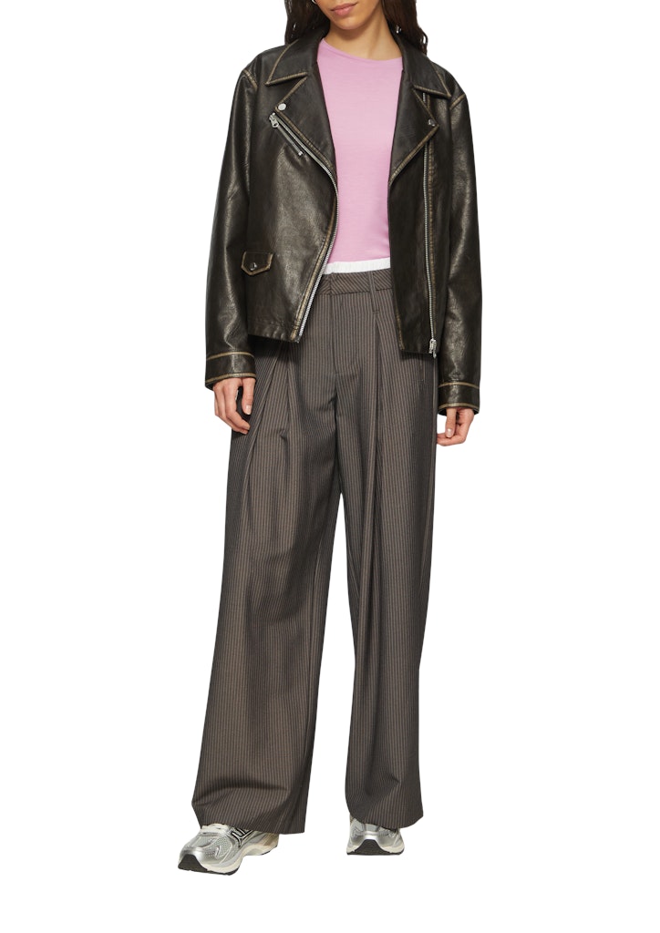 QS by S.Oliver Damen T-Shirts Lilac/Pink