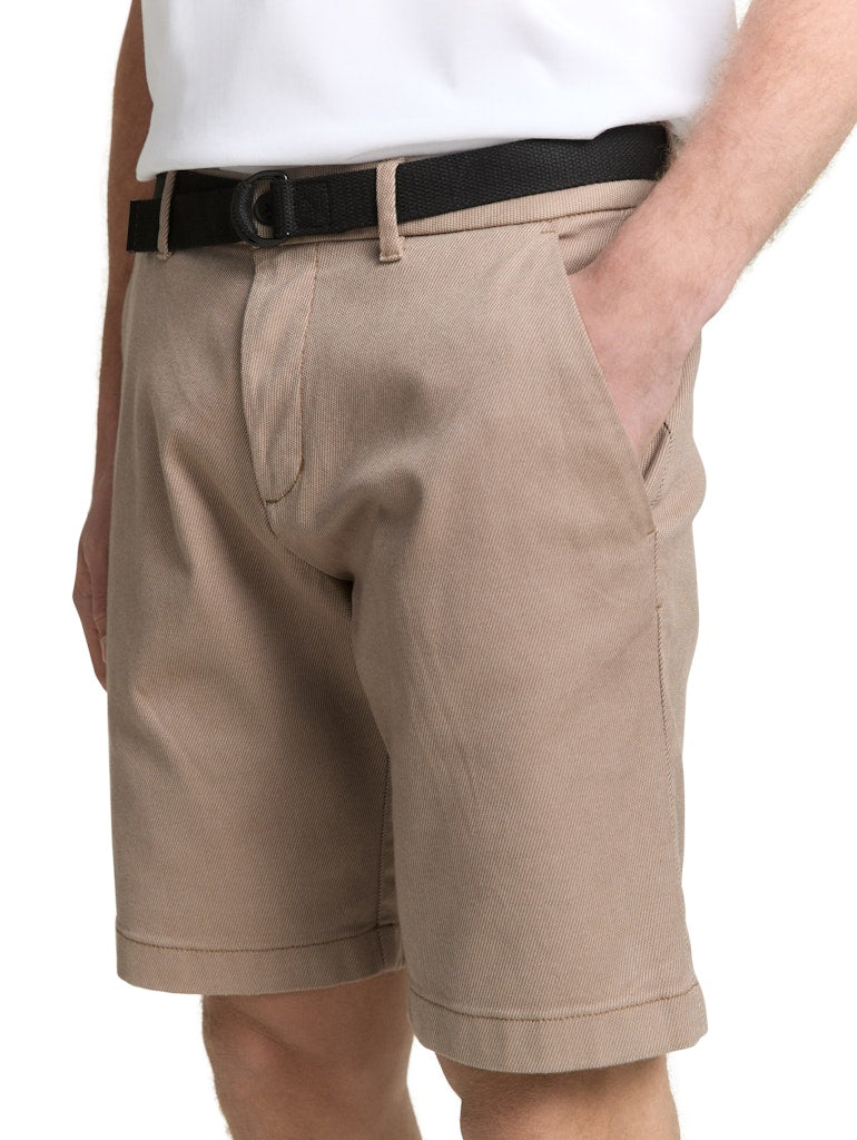 Tom Tailor denim Herren Shorts Beige Tonal Twi