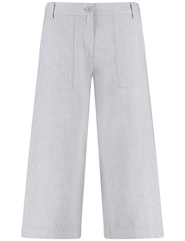 Gerry Weber Damen Shorts Silver Grey Mel