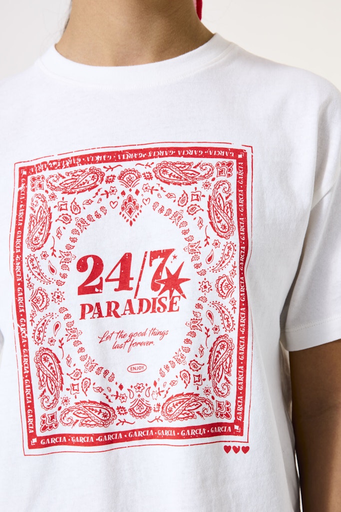 Garcia Mädchen T-Shirts & Tops Off White