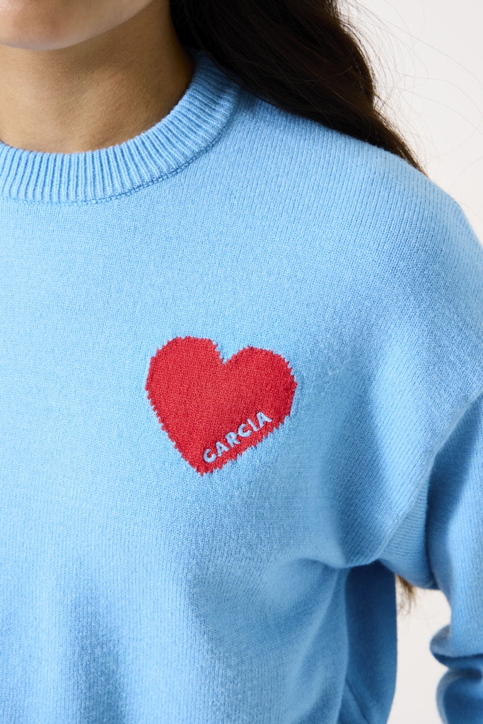 Garcia Mädchen Pullover & Strickjacken Ice Blue