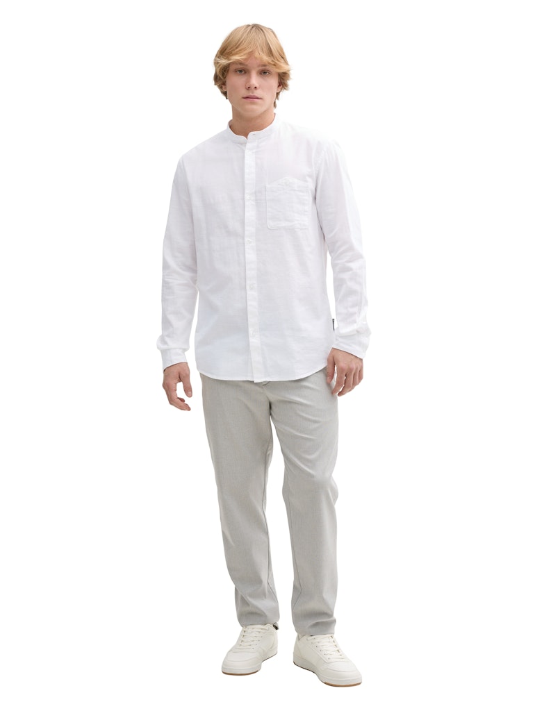 Tom Tailor denim Herren Hemden lang White