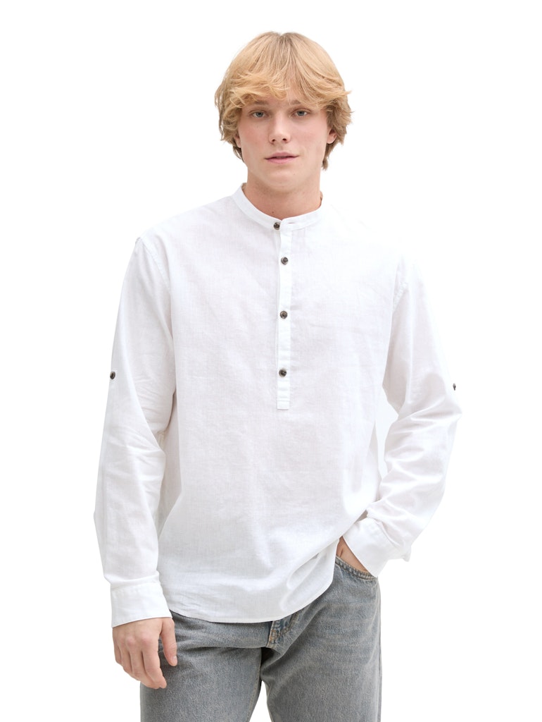 Tom Tailor denim Herren Hemden lang White